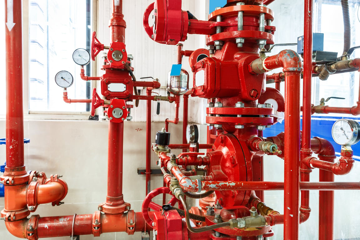 Industrial fire extinguishing system